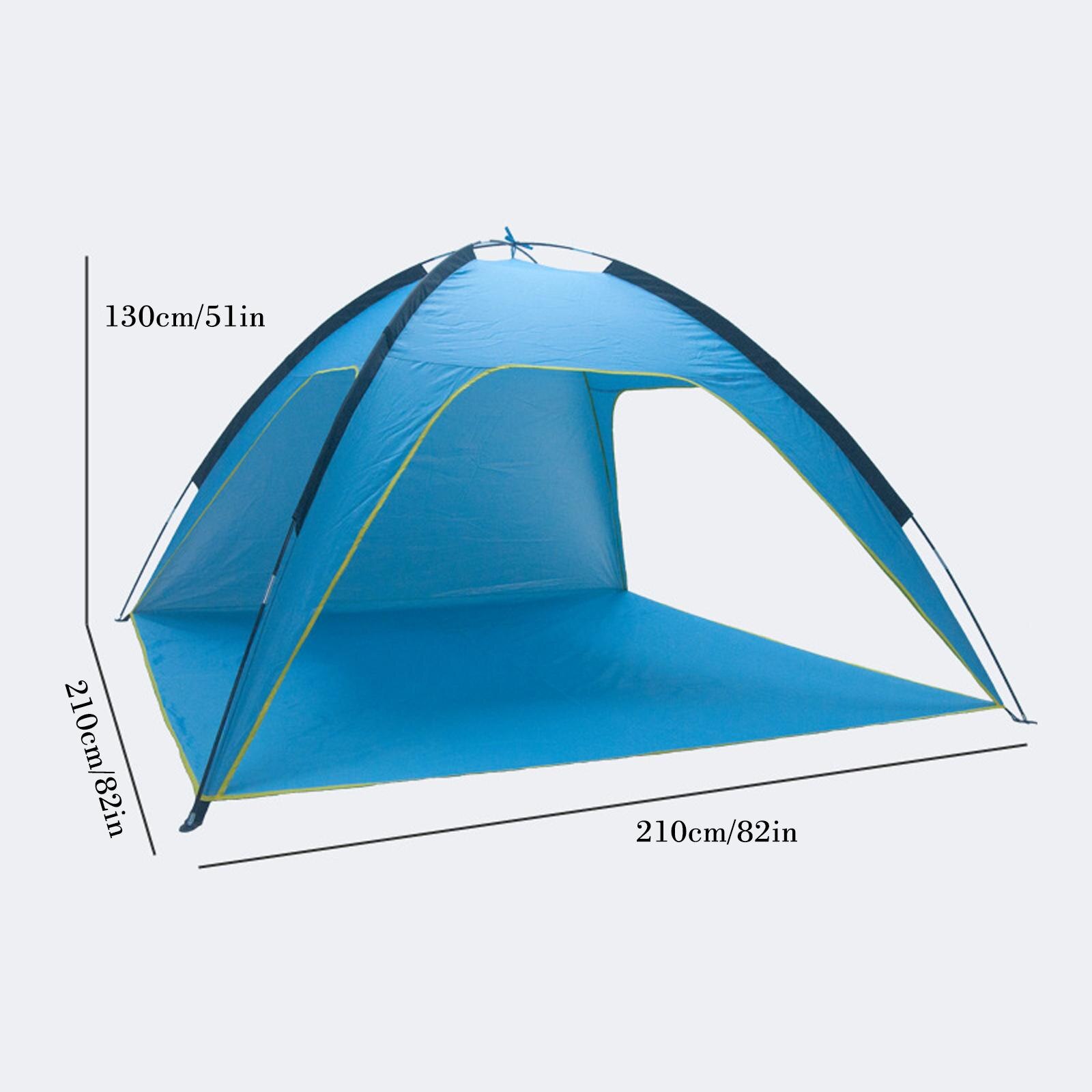 Cheap Goat Tents Large Beach Tent Sun Shelter Summer Sunscreen Rainproof Protectiont Model UV Shelters 2 Portable Travel Canopy Fishing Camp L8G9   